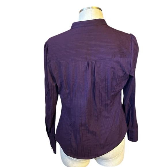 Women's a.n.a. Purple Button-Up Top - Picture 7 of 7
